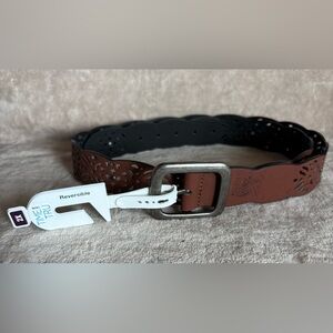 NWT Time & Tru Reversible Brown and Black Women’s Belt 2X